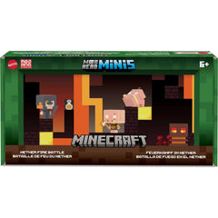 Minecraft Nether Fire Battle Story Pack Figures & Accessories