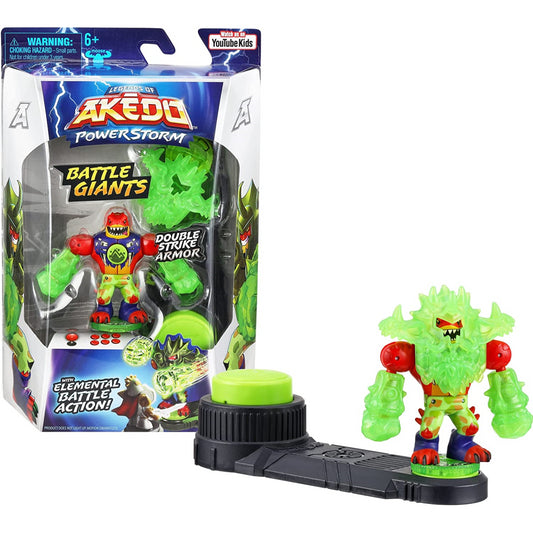 Akedo Power Storm Battle Giants Action Figure Play Set - Tremor Fist Tailwhip
