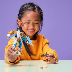 LEGO NINJAGO Zanes Power Up Mech Evo Action Figure & Cobra Set 71761