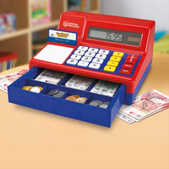 Learning Resources Pretend & Play Calculator Cash Register (UK Currency)