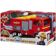 Fireman Sam Electronic Spray and Play Jupiter Fire Engine Free Wheeling & Lights