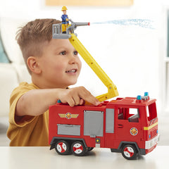 Fireman Sam Electronic Spray and Play Jupiter Fire Engine Free Wheeling & Lights