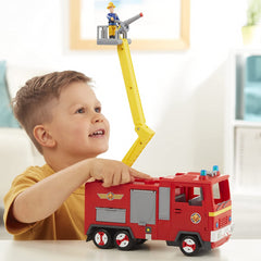 Fireman Sam Electronic Spray and Play Jupiter Fire Engine Free Wheeling & Lights