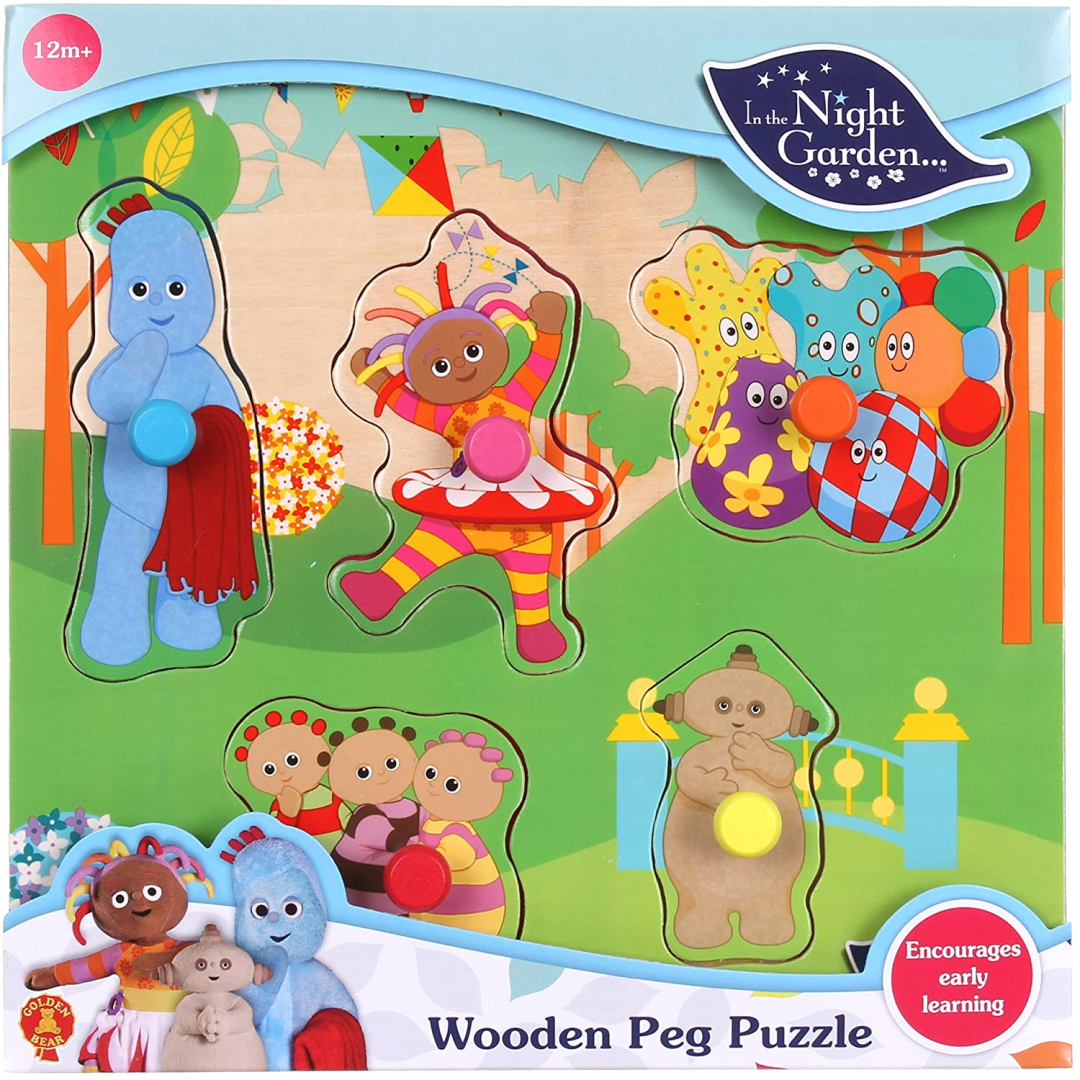 In the Night Garden Wooden Peg Puzzle - Maqio