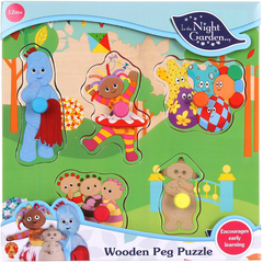 In the Night Garden Wooden Peg Puzzle - Maqio