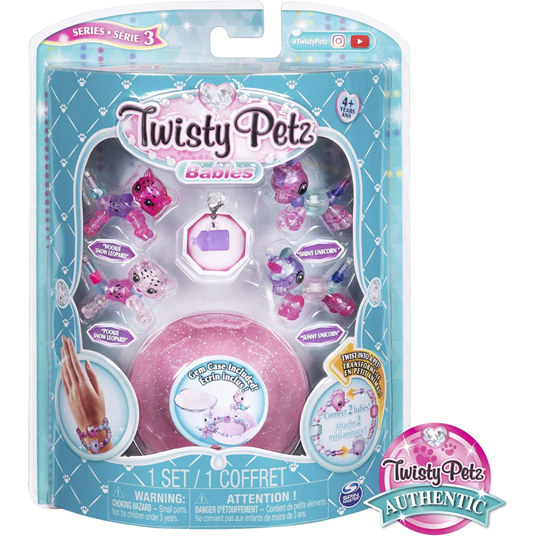 Twisty Petz Twin Baby Snow Leopards and Unicorns 20114434 - Maqio