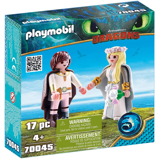 Playmobil Astrid & Hiccup from Dreamworks Dragons Figures - Maqio