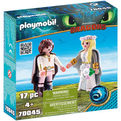 Playmobil Astrid & Hiccup from Dreamworks Dragons Figures - Maqio
