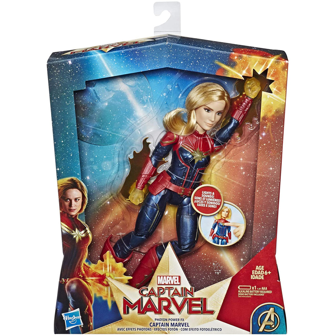 Captain Marvel Avenger Photon Power Action Figure - Maqio