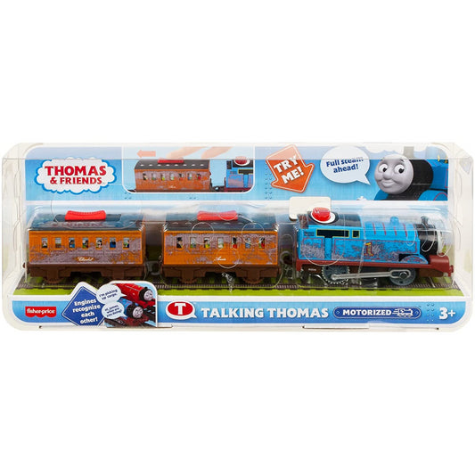 Thomas & Friends Fisher-Price Talking Thomas Motorized Toy Train with Phrases Sounds - Maqio