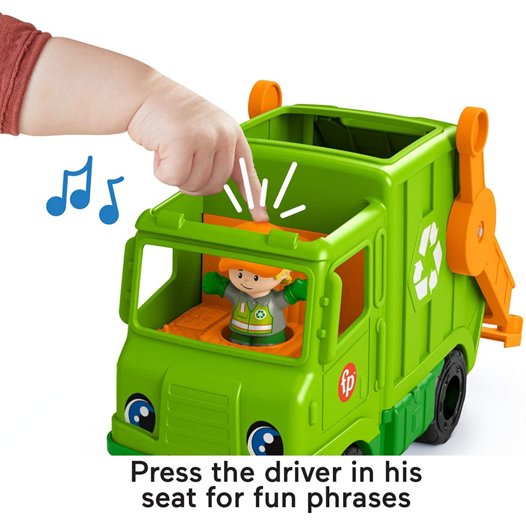 Fisher-Price Little People Recycling Push Musical Truck - Maqio