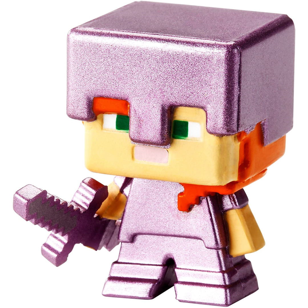 Minecraft Alex, Skeleton and Zombie at the Door Mini Figures - Maqio