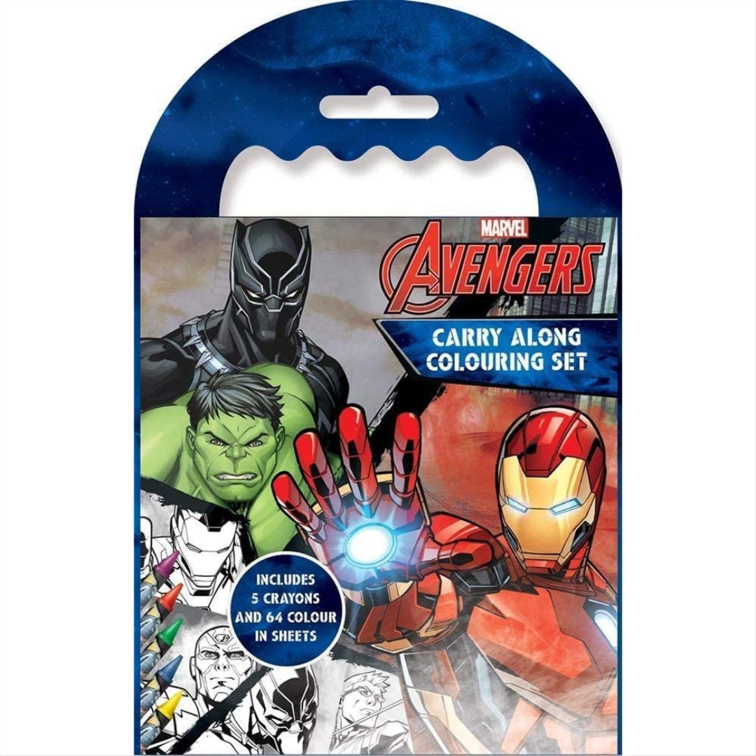 Avengers Classic Carry Along Colouring Set - Maqio