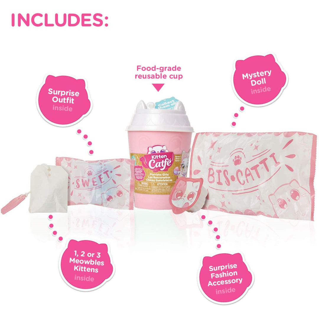 Kitten Catfe Purista Girls 1 Cup with Doll - Maqio