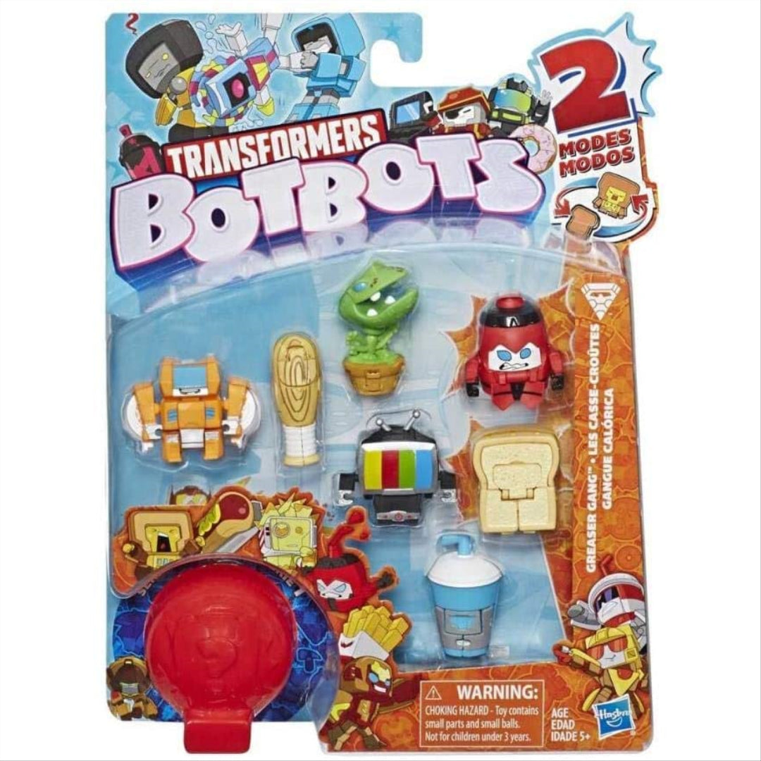 Botbots Transforming Pack of 8 Figures 4cm Series 1 Random Figures - Maqio