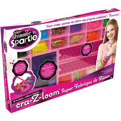 Cra-Z-Art Loom Shimmer & Sparkle Ultimate Deluxe Bracelet Maker - Maqio