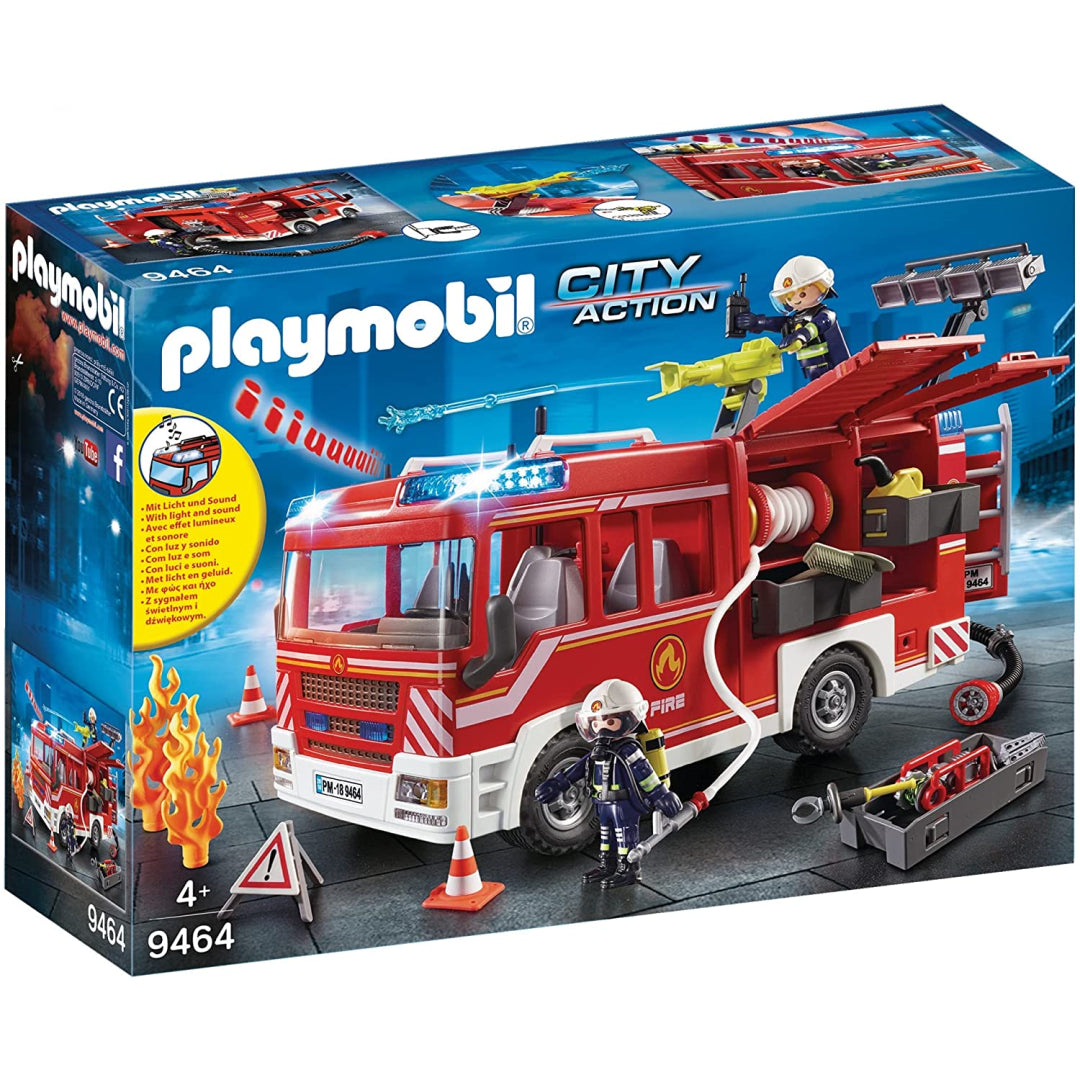 Playmobil Fire Engine Toy Vehicle Playset - Maqio