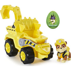 Paw Patrol Dino Rescue Rev Up Vehicle & Mystery Dinosaur Figure - Rubble - Maqio