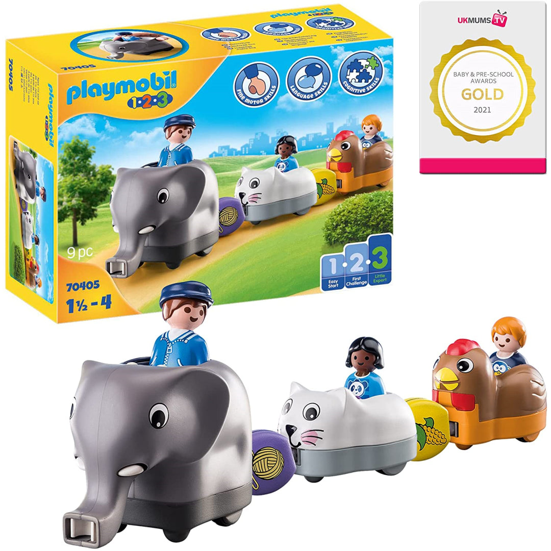 Playmobil 1.2.3 Animal Train Set - Maqio