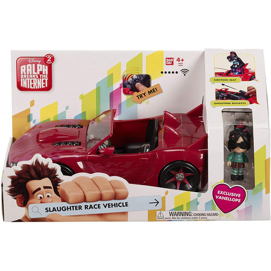 Wreck-It Ralph Slaughter Race Vehicle Car and Vanellope Figure Toy 36865 - Maqio