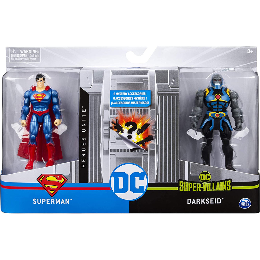 DC Heroes Unite Superman vs Darkseid 4" Fig Battle Pack - Maqio
