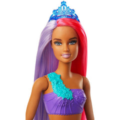 Barbie Dreamtopia Mermaid Doll with Light Blue & Purple Tail - Maqio