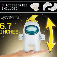 Among Us Series 2 Action Figure Crewmate 17cm 4 of 4 to Collect - Grey