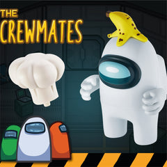 Among Us Series 2 Action Figure Crewmate 17cm 4 of 4 to Collect - Grey