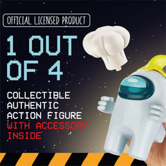 Among Us Series 2 Action Figure Crewmate 17cm 4 of 4 to Collect - Grey