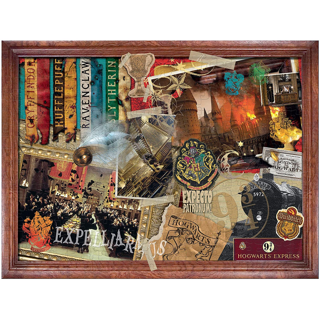 Winning Moves Harry Potter Hogwarts 1000-piece Jigsaw Puzzle (White) - Maqio