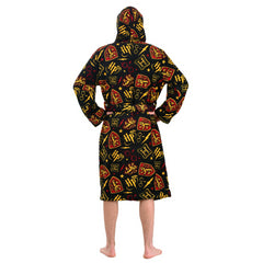 Harry Potter Hogwarts Reversible Robe Adults with Hoodie - Size Large - Maqio