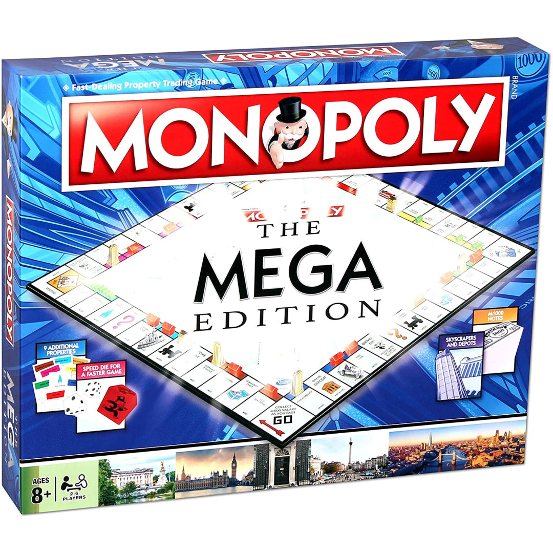 Winning Moves Mega Monopoly Board Game C4162 - Maqio