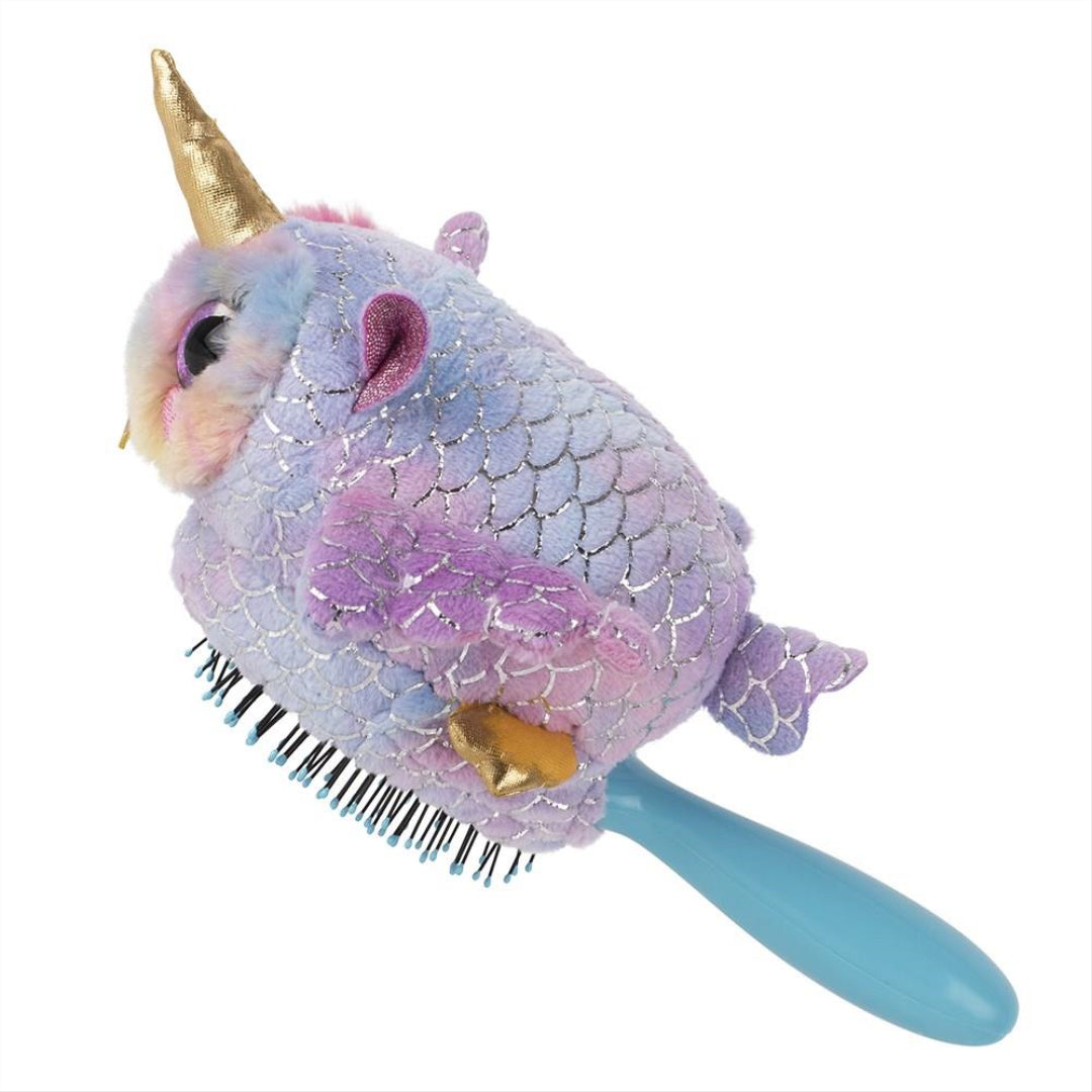 Wet Brush Kids Hair Brush Detangler & Detachable Owl Unicorn - Maqio