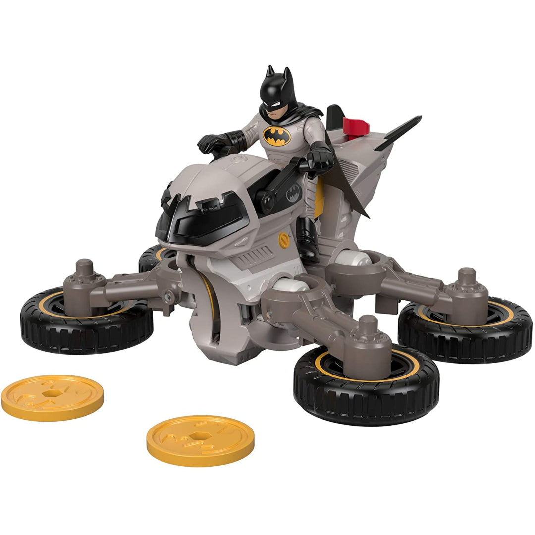 Imaginext DC Super Friends Vehicles - Batman & Batcycle - Maqio