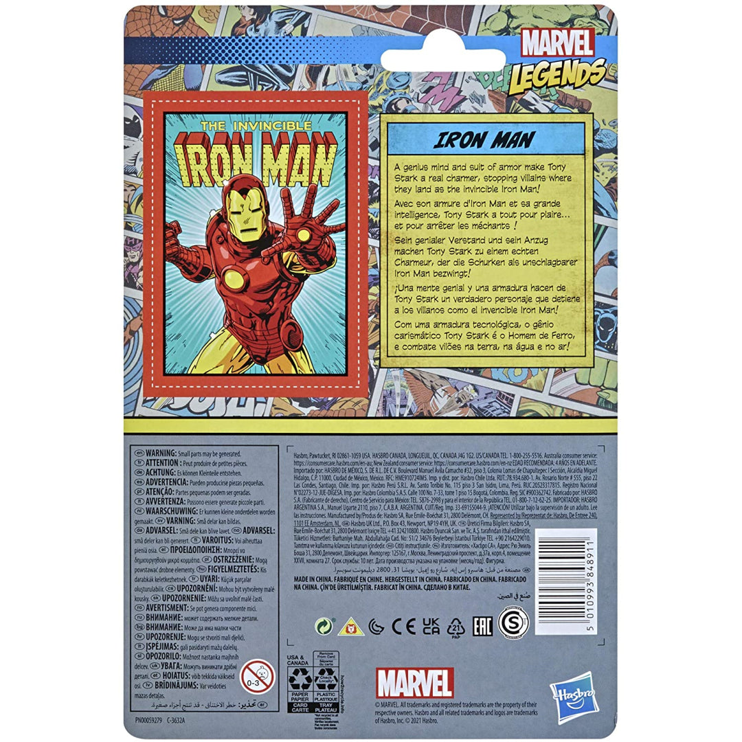 Marvel Legends Iron Man Retro Action Figure - Maqio
