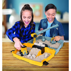 Kinetic Sand Construction Sandbox with Sand - Maqio