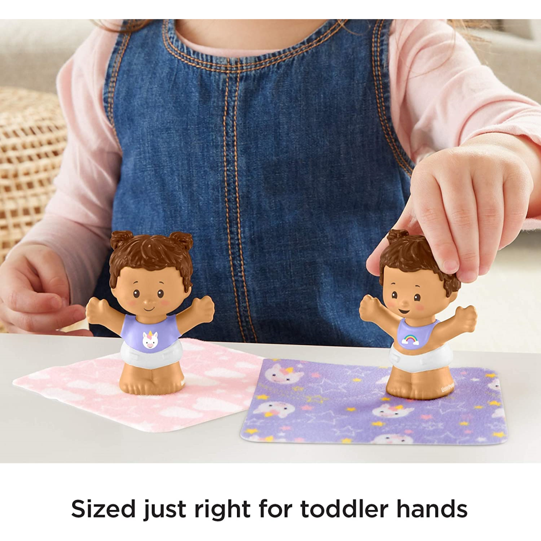 Fisher Price Little People Twins + Unicorn Blanket - Maqio