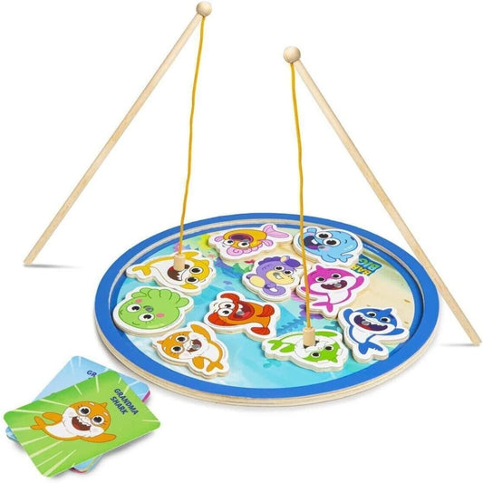 Pinkfong Baby Shark's Big Show Magnetic Wooden Fishing Game
