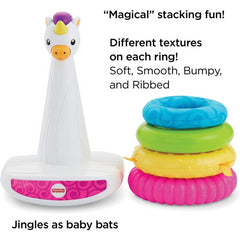 Fisher-Price Unicorn Rock a Stack Pyramid Baby Toy