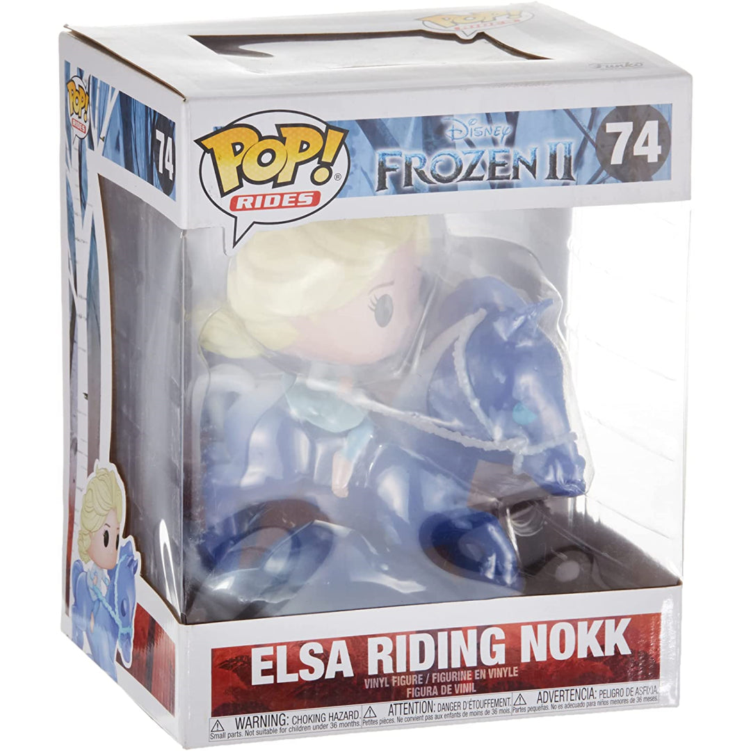 Funko POP 74 MOUNT RAINIER Frozen 2 Elsa Riding Nokk - Maqio