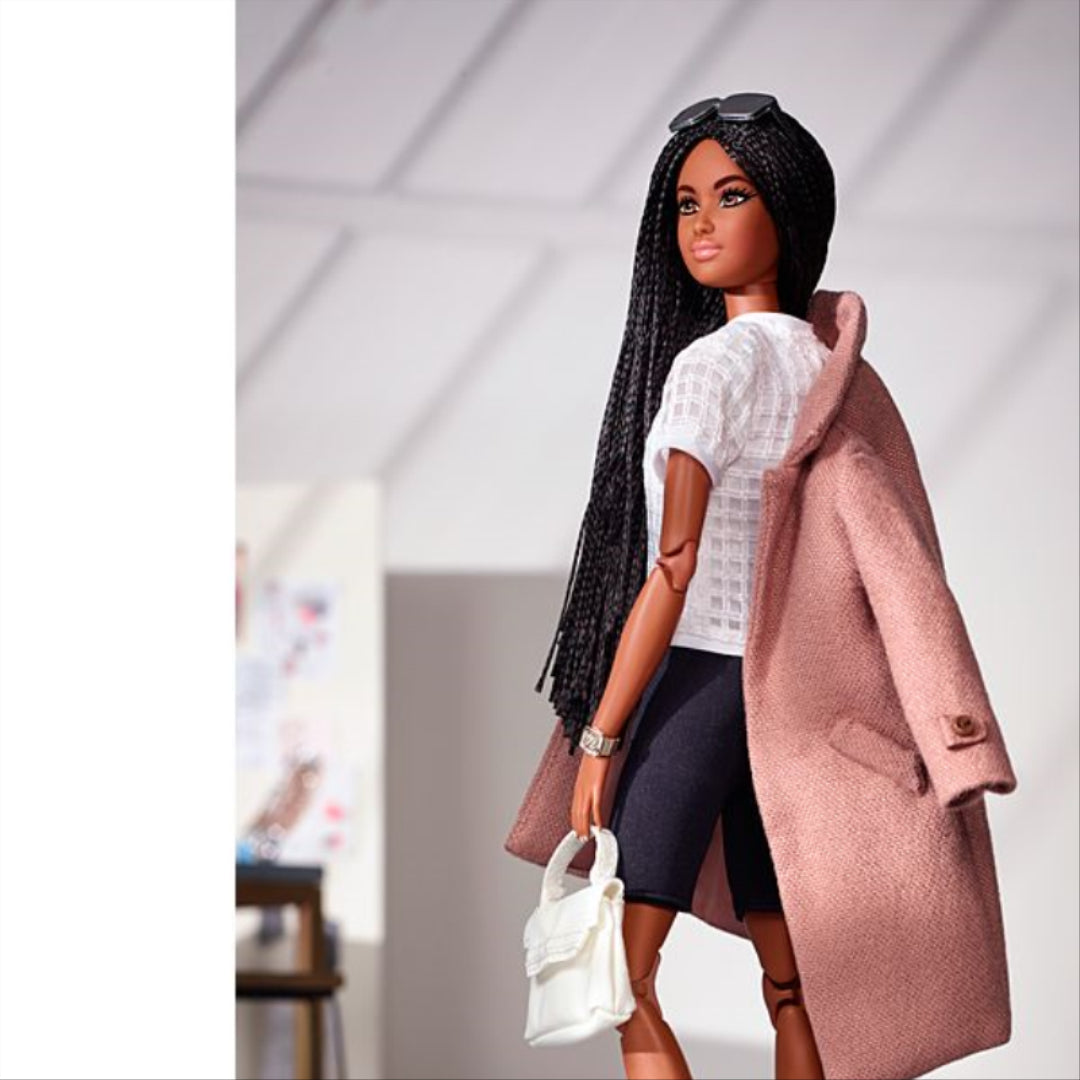 Barbie @Barbiestyle Yellow Dress & Coat Doll - Maqio