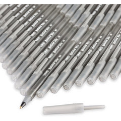 BIC Round Stic 60 Black Medium Ball Pens - Maqio