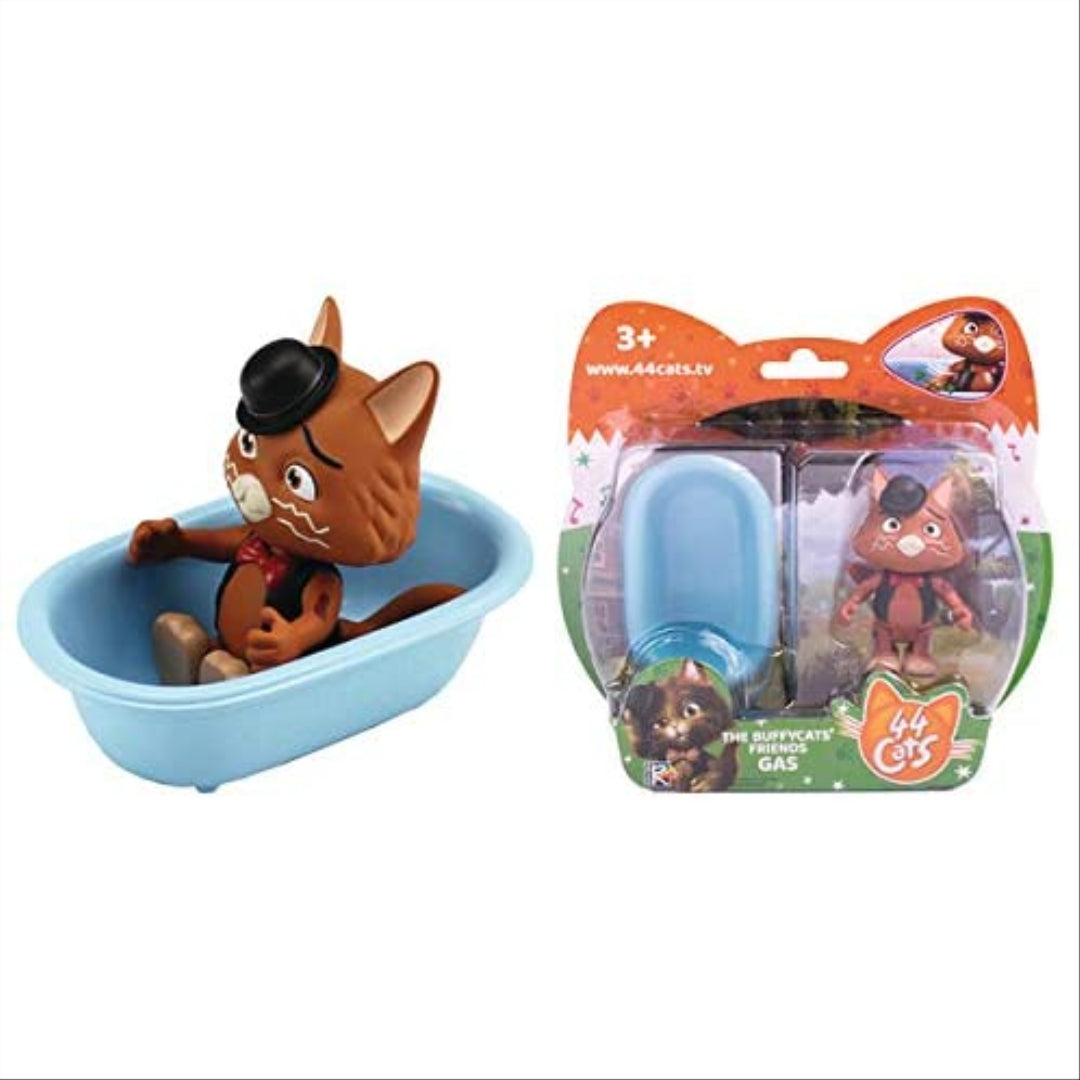 44 Cats Gas & Bathtub 7cm/ 3" Tall Figure - Maqio