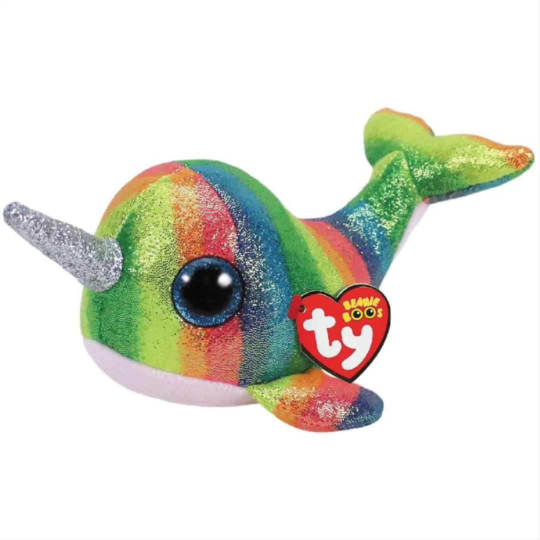 Ty Toys Beanie Babies Boos Nori Narwhal 15cm - Maqio