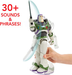 Disney Pixar Lightyear 12-inch Laser Blade Buzz Lightyear with Lights, Motion and Sounds