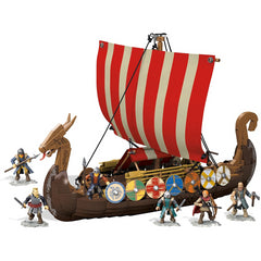 Mega Bloks Construx FPH88 Construx Probuilder Viking Longship Raid - Maqio