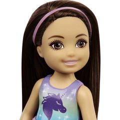 Barbie Club Chelsea Purple Unicorn Top Doll - Maqio