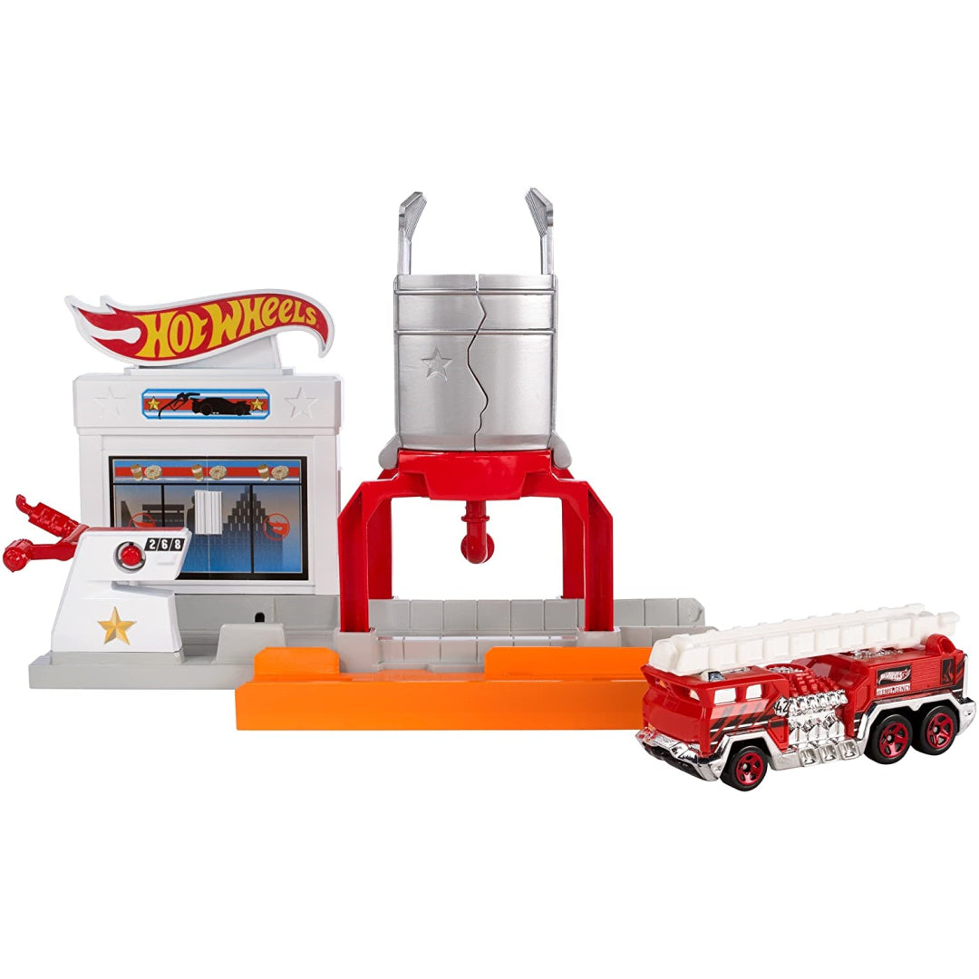 Hot Wheels Blaze Blast City Fold-Out Play Set - Maqio