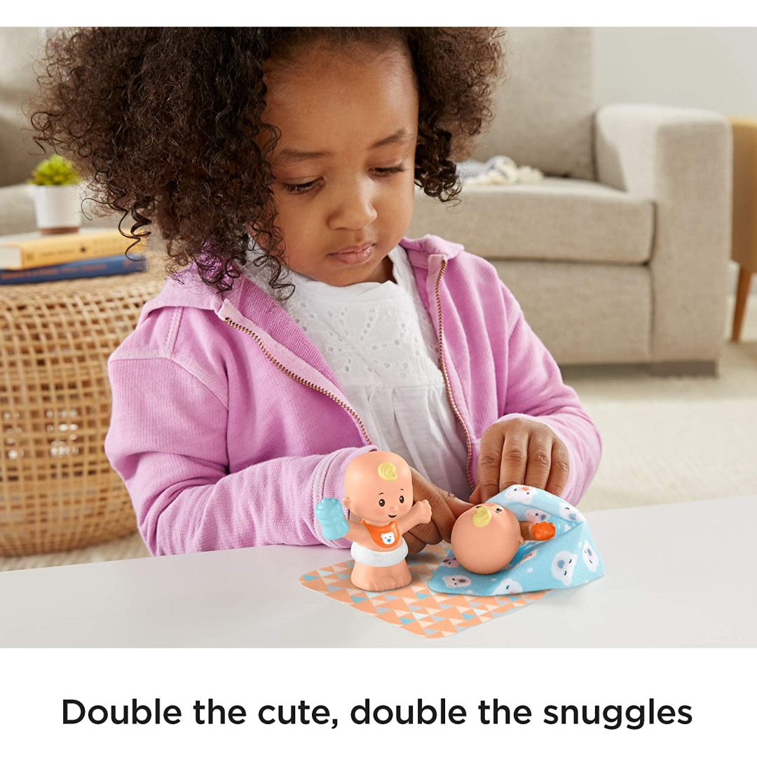 Fisher-Price Little People Twins + Bear Blanket - Maqio