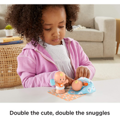 Fisher-Price Little People Twins + Bear Blanket - Maqio